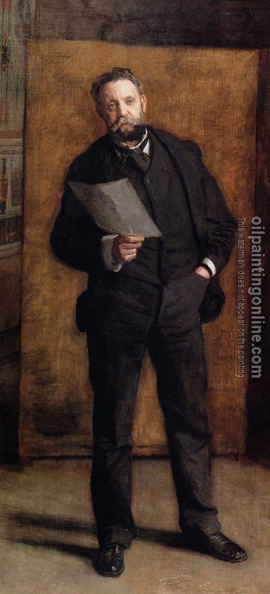Eakins, Thomas - Portrait of Leslie W. Miller